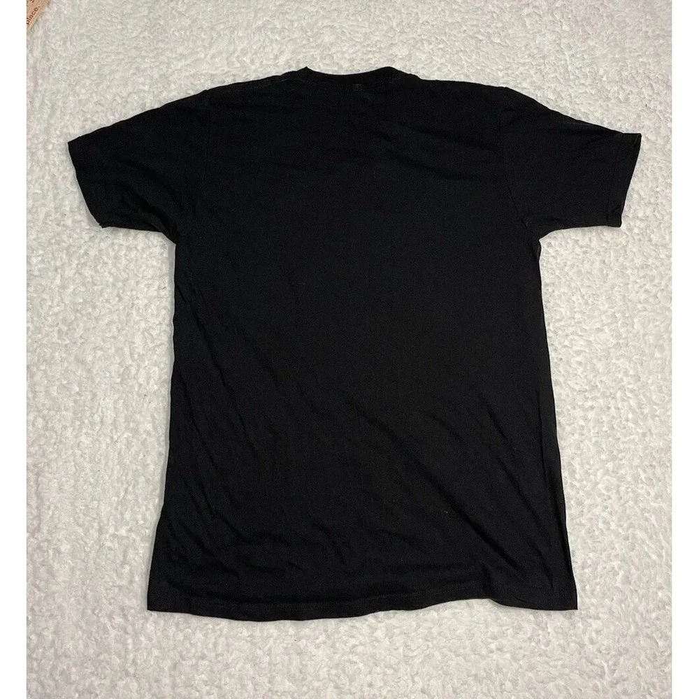 PlayStation Shirt Men's Medium Black Y2K Logo Gamer Graphic Tee‎ Nostalgia Disc